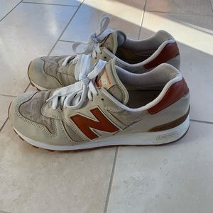 New Balance Tan & Sand Camo Sneakers